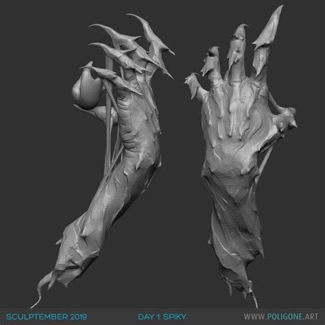 Artworkw8wpp9 Art Poses Zbrush Monster