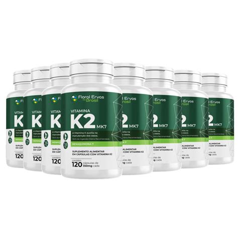 Vitamina K Mk Mg X C Psulas Menaquinona Submarino