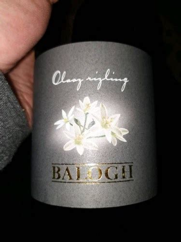 Balogh Olaszrizling Vivino Us