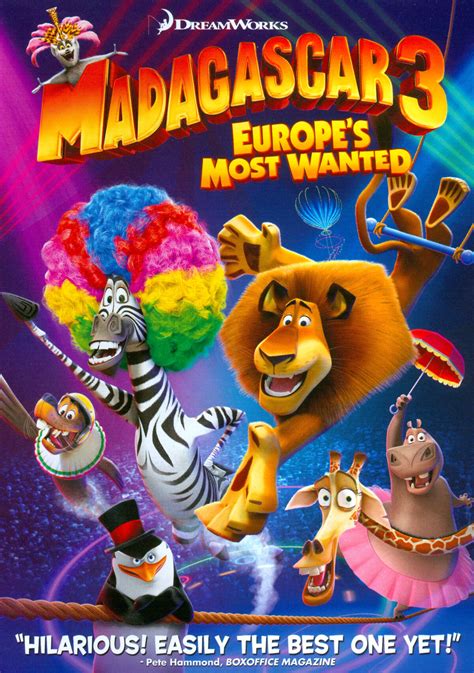 Madagascar 3: Europe's Most Wanted (2012 DVD) | Angry Grandpa's Media ...