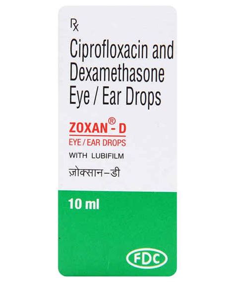 Zoxan D Eye Ear Drops Davai24