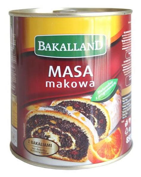 Bakalland Poppy Seed Filling 850g 1 9lbs Walmart