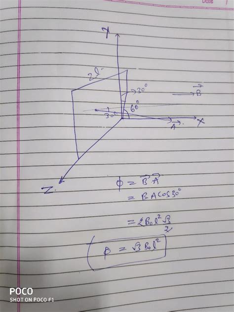 4 2 20 A Uniform Magnetic Field B Exists Along X Axis Magnitude Of