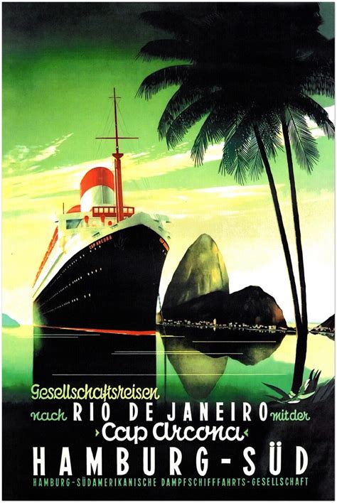 Vintage Ship Travel Posters