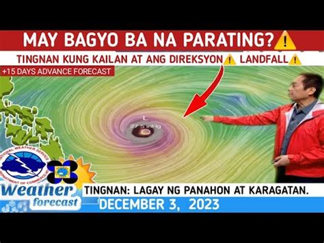 Bagyo May Tatawid Ba Sa Ating Bansa Tingnan Ditoweather Update