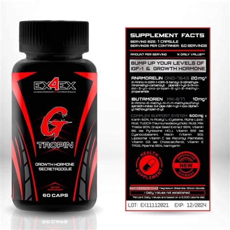 Ex4ex G Tropin 60caps Supplements Supplements4muscle Supplements 4 Muscle