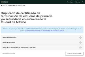 Certificado De Secundaria Sep Actualizado