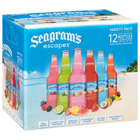 Seagram S Escapes Variety Pack 12Pk Hy Vee Aisles Online Grocery Shopping