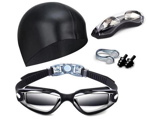 swimming goggles with nose cover 12