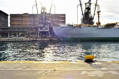 Vintage Cargo Vessel Stock Photo Image Of Built Commercial 63642370