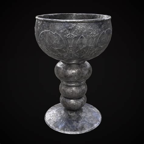 D Model Iron Goblet Turbosquid