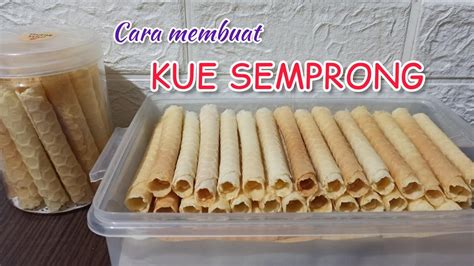 Cara Membuat KUE SEMPRONG Renyah YouTube