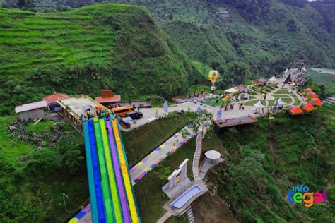 Sudah Ada Di Tegal Wahana Rainbow Slide Cobain Yuk