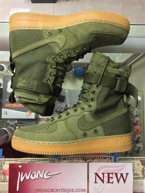 2016 Nike SF Air Force 1 Faded Olive Special Force Jwong Boutique