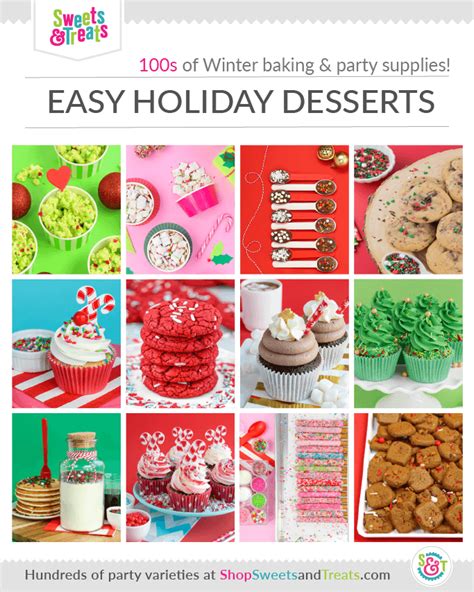 12 Easy Christmas Desserts Ideas Roundup with Sprinkles!