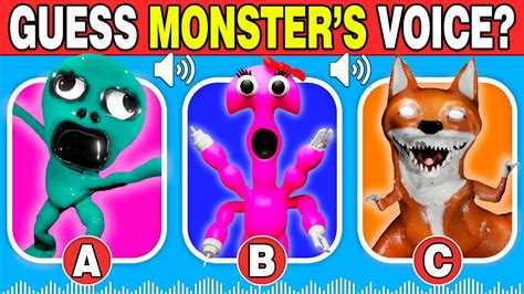 Guess The Monster S Voice Garten Of Banban Syringeona