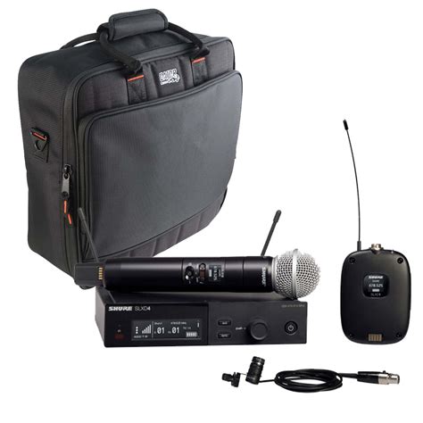 Shure Slxd Combo Wireless Handheld And Lavalier System Gator G