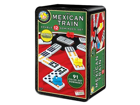 Mexican Train Double 12 Dominoes Set - New (minor damage) - Team Toyboxes