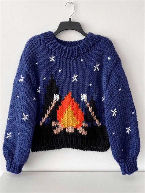 Cozy Knitted Sweater Patterns Frosting And Confetti