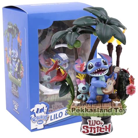 Lilo Stitch Stitch And Scrump Hawaii Holiday Time PVC Figure