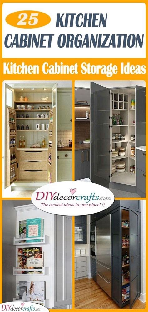 25 Kitchen Cabinet Design Ideas To Organize Better