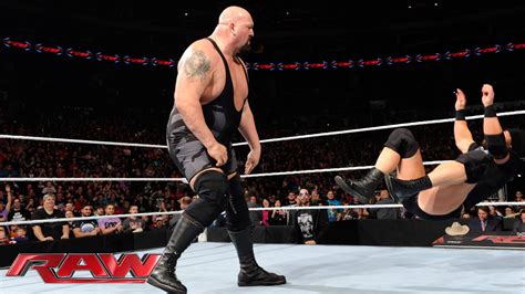 Big Show Vs Heath Slater Raw January 18 2016 YouTube