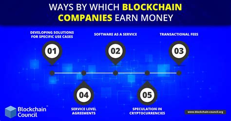 Ways Through Which Blockchain Companies Earn Money