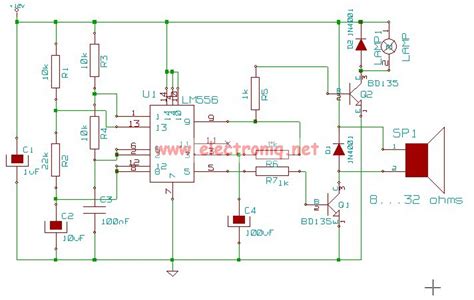 Police Siren Circuit Diagram Using Transistor