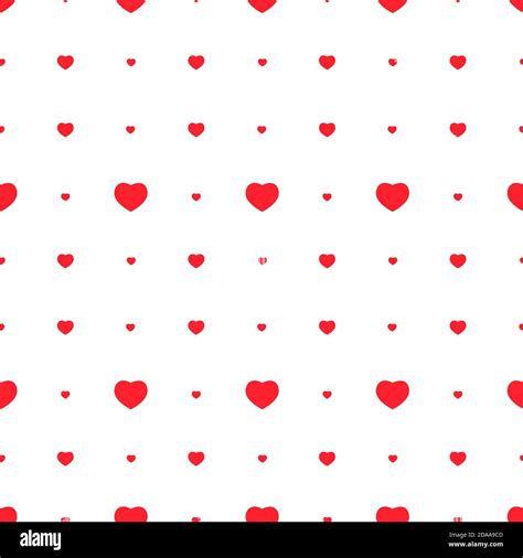 Abstract Love Heart Seamless Pattern Background Illustration Stock