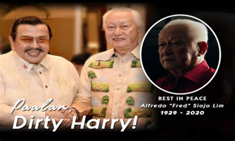 Erap Estrada Mourns Passing Of Former Manila Mayor Alfredo Lim