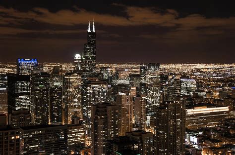 Chicago City Night Wallpapers Top Free Chicago City Night Backgrounds