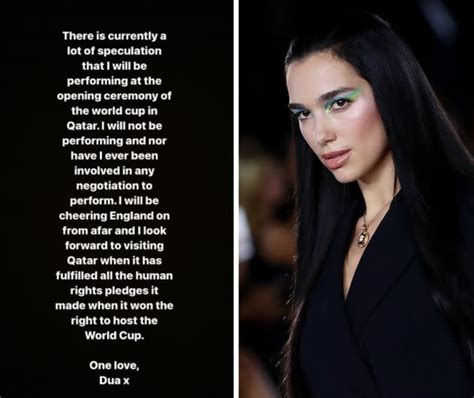 Dua Lipa Addresses 'Speculation' She's Performing At Controversial Event