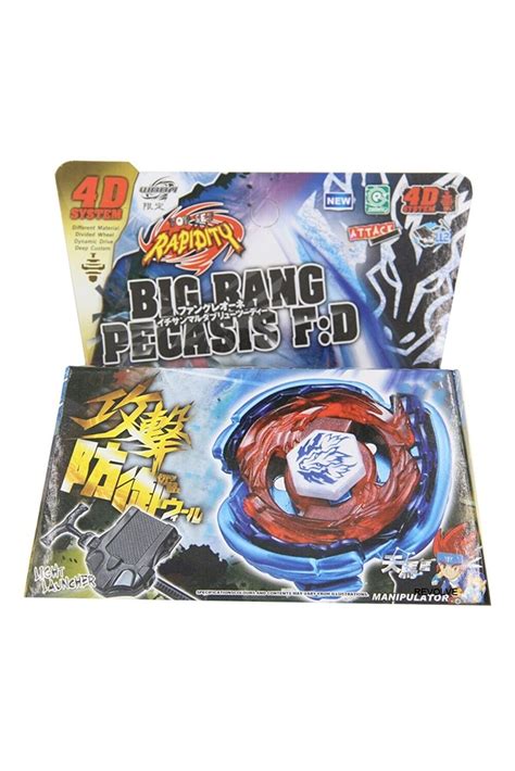 Takara Tomy Beyblade Metal Fusion D System Big Bang Pegasis F D Topa