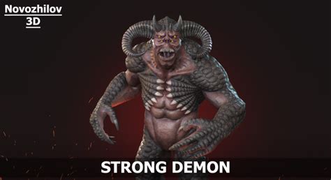 在角色创建的demon Strong 虚幻引擎商城