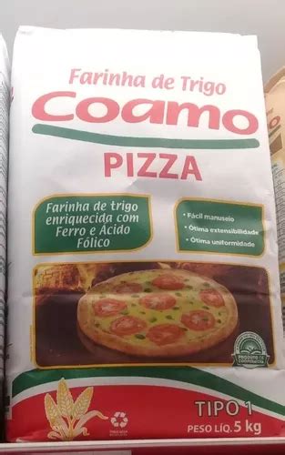 Kg Farinha De Trigo Para Pizza Coamo Mercadolivre