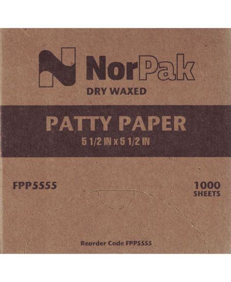 Patty Paper 55in X 55in 1000ct