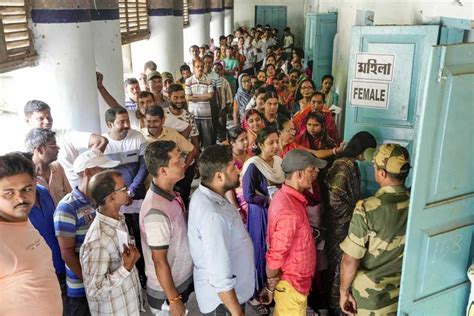 Vote Percentage In Fifth Phase Over 62 Per Cent Voter Turnout In Lok