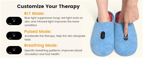 Scienlodic Rechargeable Red Light Therapy For Feet Red