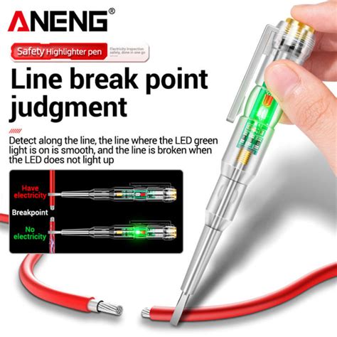 Aneng B Voltage Test Pen Electrical Flat Blade Screwdriver Non