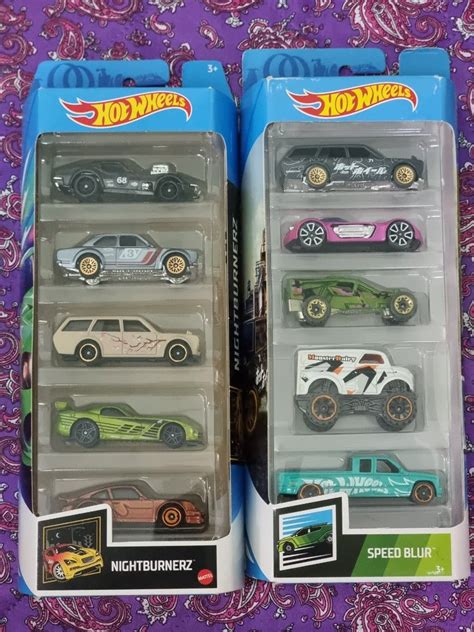 Hot Wheels Pack Nightburnerz And Speedblur Datsun Not Mini GT Kaido House Matchbox