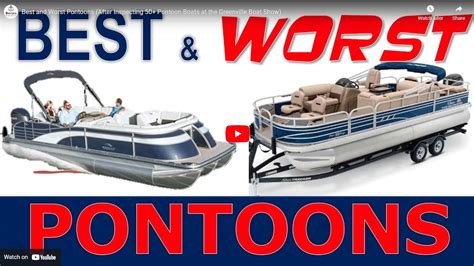 Best And Worst Pontoon Boats Boaters Secret Weapon