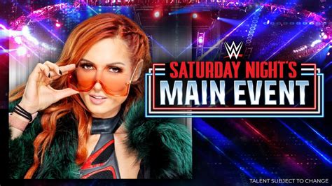 Wwe Saturday Night S Main Event Shows Announced