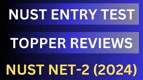 NUST NET 2 Topper Tips I How To Top In NUST NET Test I NUST NET Test