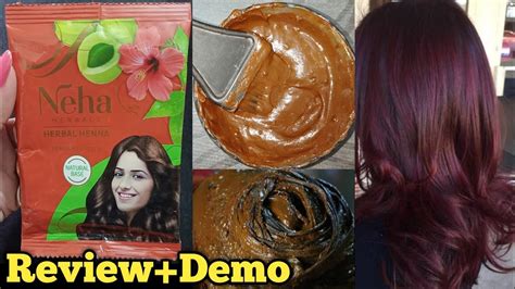 Neha Herbal Henna Based Hair Colour Honest Demo How To Use Neha