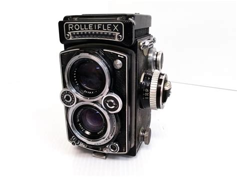 【傷や汚れあり】ローライフレックス Rolleiflex 二眼レフカメラ Dbp Dbgm Heidosmat 12875 Planar