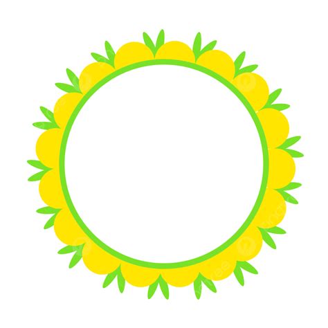 Sunflower Borders Png Picture Cartoon Sunflower Border Cartoon Border