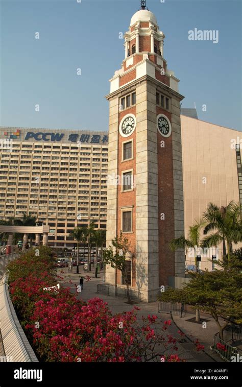 Dh Kowloon Kcr Clock Tower Tsim Sha Tsui Hong Kong Star House And