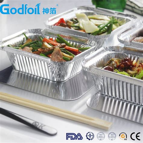 Disposable Aluminium Foil Containers For Take Away Bakery Godfoil