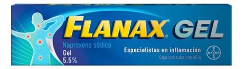 Flanax Gel Analg Sico Antiinflamatorio Naproxeno Alivia El Meses Sin