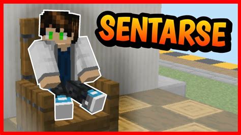 Como Hacer Una SILLA FUNCIONAL En Minecraft Bedrock YouTube